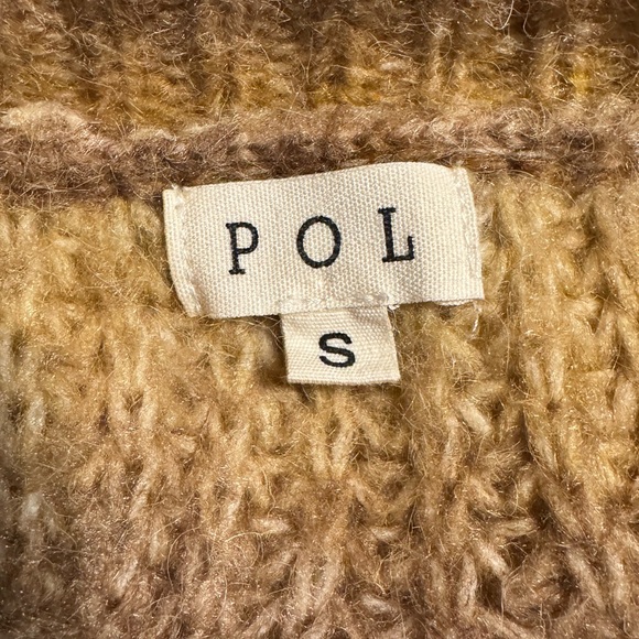 POL Women's Ombre Knit Sweater in Earth Tones - Picture 2 of 2